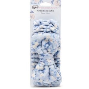 LoveShackFancy Blue and White Wash Headband